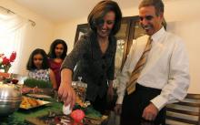 An Iranian American family celebrates the Persian holiday of Nowruz. Photo: PBS