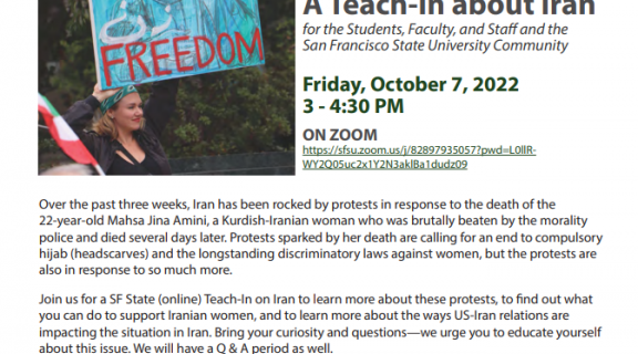 Teach-in About Iran
